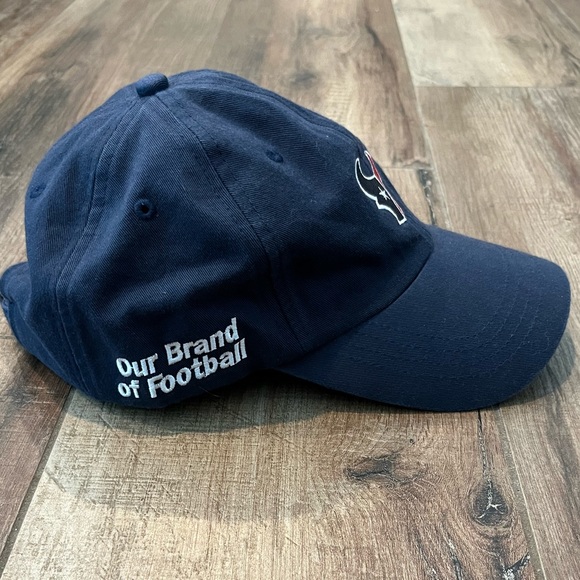 Houston Texans Navy Blue NFL Adjustable Baseball Cap Hat Logo Athletic - Picture 2 of 7